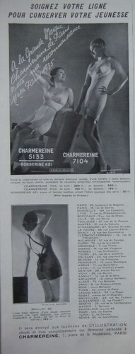 Publicité presse 1935 - 1935, gaine