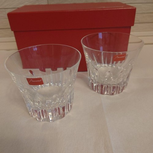 Baccarat etna rock glass - glass, pair