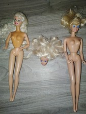 Lot barbie Fashion play 1988 + tête + barbie 90' mattel vintage