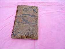 Porte feuille/ Porte cartes femme en python véritable occasion