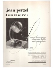 AD  PUBLICITE    LUMINAIRES JEAN PERZEL