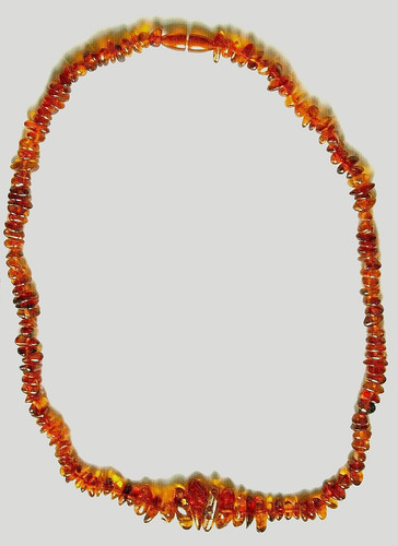 Joli collier ambre avec - en,