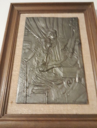 Tableau ancien etain - tableau, en