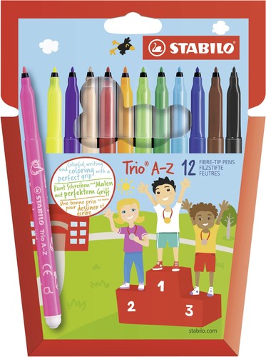 Fibre tip pen - fibre-tip, triangular