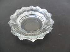 CENDRIER EN VERRE STYLE ART DECO MARQUE EN DESSOUS REIMS