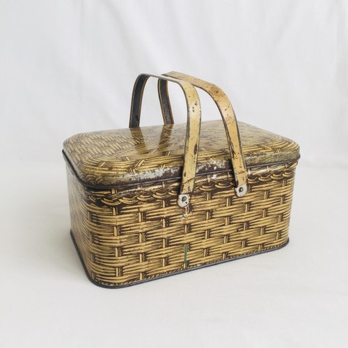 Rare boîte panier - , tôle