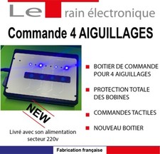 AIGUILLAGE COMMANDE POUR 4 AIGUILLAGES  SECURISE NOUVEAU TRAIN MODELISME
