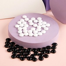 70x pierres de jeu Go, pièces