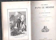 livre ancien une famille dans le desert mayne reid 1849 250 pages jeunesse