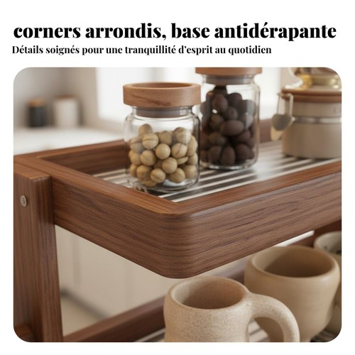 Porte tasses bois grande - en,