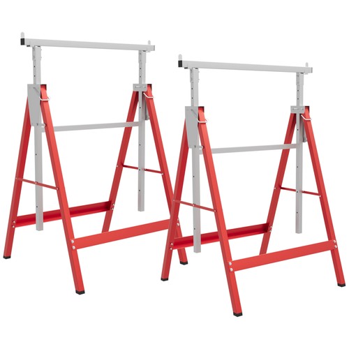 Homcom tréteaux 68x58x80cm - tréteaux,