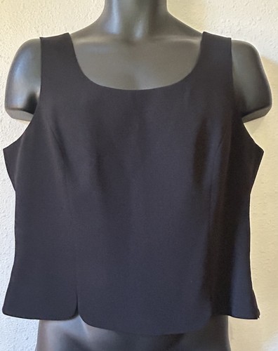 Albert nipon black fitted - black, tank