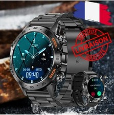 Montre Connectée Homme SmartWatch intelligente Sport Santé Étanche ip68 400mAH