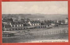 CPA -  MOUCHARD  - 39 -  LA GARE ET LE VILLAGE