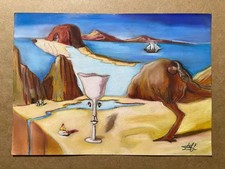 Salvador Dali Dessin sur