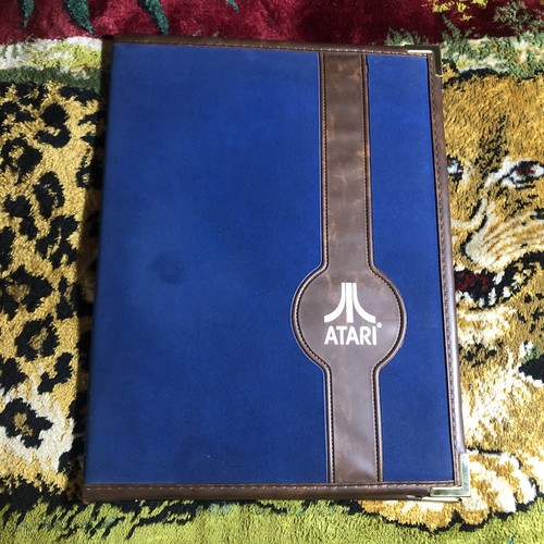 Vintage atari leather suede - atari,