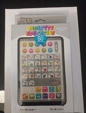 Tablette éducative 50 fonctions 13x18x2 cm pour enfant Jeux2mômes. Neuf.