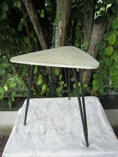 Table basse plateau bois  époque Hitier / Guys 1950s