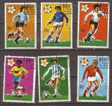 PM80 BELIZE série 6T.: championnat du monde de football 82 Scott# 601-606.  