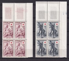 N° 1048/1049 BLOC DE 4  NEUF** COTE 64€ / 2 SCANS 