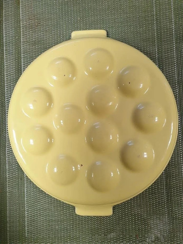 Cocotte plat fonte - fonte, jaune