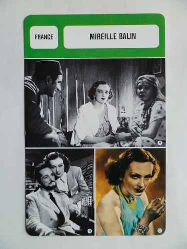Carte fiche cinema mireille - carte,