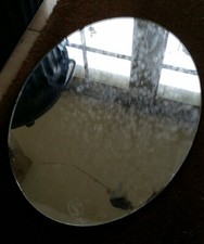 Miroir oval acien / Train Sncf / logo monogramme