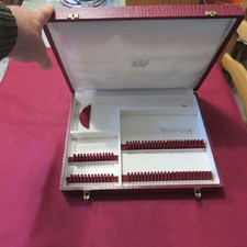 Coffret écrin vide bordeaux pour 37 Couverts de table