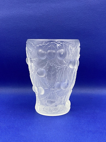 Vase verre moulé pressé - verre,