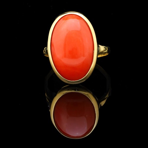 Bague vintage jaune 18kt - jaune,