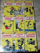 Lot 9 BD Gaston Lagaffe J'ai Lu Franquin Rare Vintage Collector 1991 Mini Lot