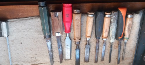 Lot ciseaux bois - à,