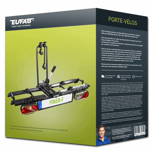 Porte vélo eufab poker pour - eufab,