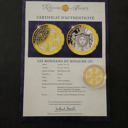 Medaille argent 333 doree - argent, 333‰