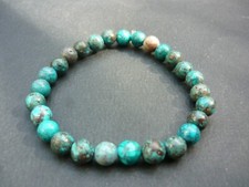 Bracelet de perles Turquoise américaine en pierre Naturelle, Sur mesure