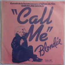 BLONDIE "Call me" SP 7" France