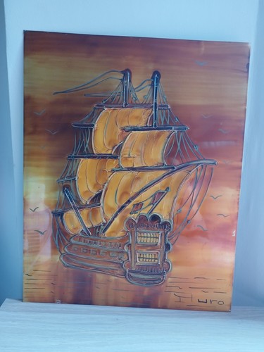 Peinture sur plaque métal