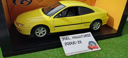 Peugeot 406 coupe jaune - peugeot,