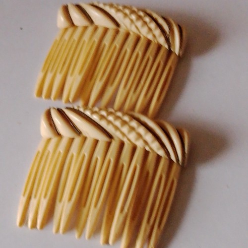 Lot peignes chignon femme - lot, 2