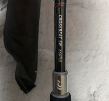 Canne à pêche Daiwa CROSSBEAT SW 666TUL 1,98 m couleur noir loisirs de...