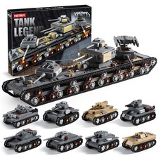 1165-Piece WW2 Army Tank Toys