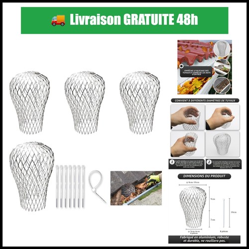 Filtre gouttière aluminium - filtre, 8