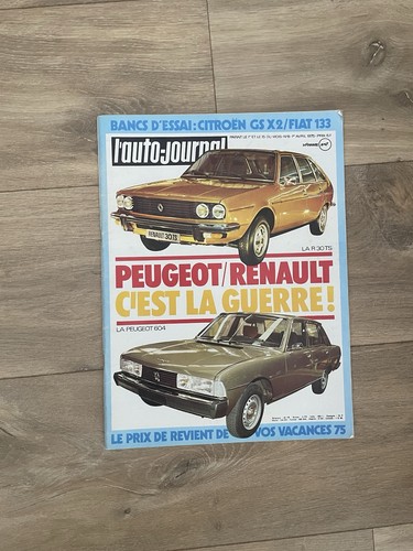 Revue auto journal 1975 - revue,