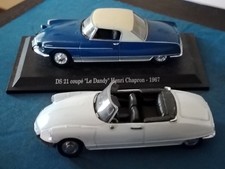 1/43 NOREV CITROËN DS 21 Le Dandy   et DS cabriolet blanc peint