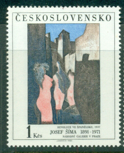 Czechoslovakia 1982 painting - 1982,