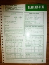 OM314 - Fiche Technique Mercedes-Benz