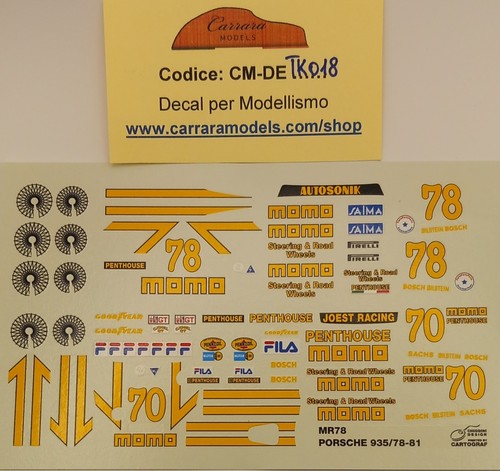 Decals cartograf porsche - decals,
