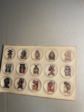 Showa Retro Ultraman Kaiju Chen Sinn G Seal Lenticulaire avec carton Vintage