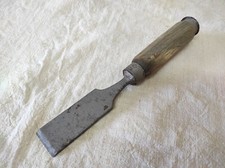 Ancien Ciseau à bois Goldenberg 34 mm par 27 cm de long