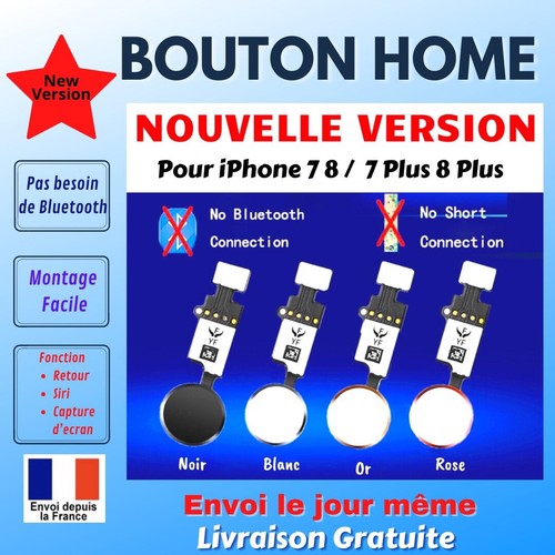Bouton home tactile iphone - bouton,